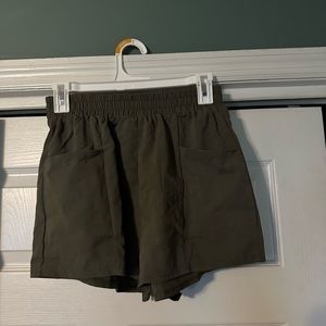 High waisted shorts. Size small